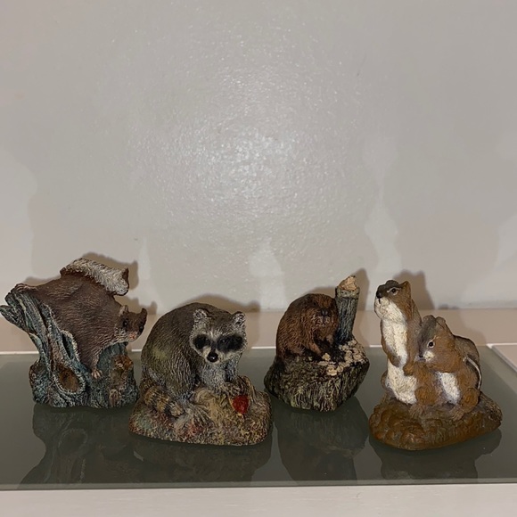 The Bronze Menagerie by Norman&Herman Deaton,The Hamilton Mint,Lot of 4 Figurine - Picture 1 of 15